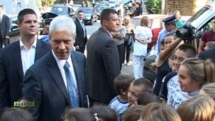 Predsednik Srbije Boris Tadić prošetao je ulicama Kraljeva i družio se s građanima